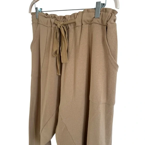 Free People Beach Monterey Pant, Tan, Size L - Picture 5 of 9